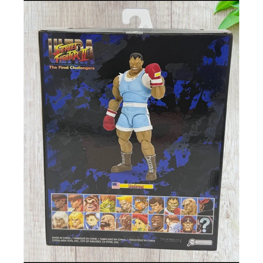 Jada Toys Street‎ Fighter II Balrog 1:12 Scale Action Figure Boxer SFII NIB